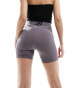 New Balance relentless legging shorts in charcoal