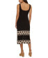 Women's Crochet Midi Sheath Dress