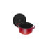 Zwilling STAUB LA COCOTTE - Casserole baking dish - Round - Cast iron - Ceramic - Gas - Halogen - Induction - Sealed plate - Cherry - Enamel