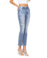 Women's High Rise Cropped Slim Straight Jeans