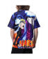 Men's and Women's Blue Naruto Big Print Graphic T-shirt