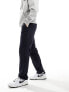 Jack & Jones relaxed fit pleat fron chino in navy