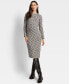 Women's Geo Jacquard Knit Dress