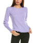 Forte Cashmere Gathered Sleeve Crew Cashmere Sweater Women's