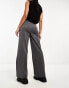 New Look wide leg trousers in grey