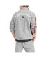 Men's Heathered Gray Washington Football Team Mario Quarter-Zip Jacket