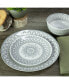 Arabesque 12-Piece Dinnerware Set, Service for 4