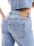 JJXX Nice straight fit cropped jeans in medium blue