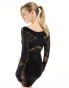 Ann Summers Halloween Paisley dress in black