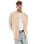 Levi's authentic tonal logo button down oxford shirt in beige