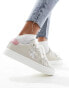 Calvin Klein Jeans classic cupsole lace up trainers in multi