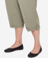 Plus Size Tuscan Sunset Pull-On Capri Pant