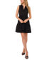 Women's Sleeveless V-Neck Baby Doll Tiered Dress