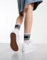 Vans Knu Stacked Platform trainers in white