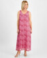 Petite Smara Statement Tassel Sleeveless Maxi Dress, Created for Macy's