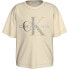 CALVIN KLEIN JEANS Glitter Monogram Boxy short sleeve T-shirt