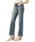 Women's Suki Mid Rise Trouser Leg Jeans