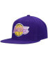 Men's Purple Los Angeles Lakers Hardwood Classics Snapback Hat