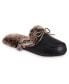 Women's Faux Leather Vivienne Scuff Slippers