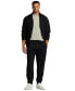 Men's Big & Tall Double-Knit Track Pants