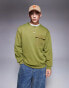 Champion Legacy pocket crew neck sweatshirt in green