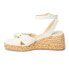 BEACH by Matisse Ibiza Espadrille Wedge Womens Off White Casual Sandals IBIZA-1