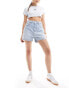 Tommy Jeans ultra high denim mom shorts in light wash