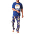 CRAZY BOXER Mandalorian Baby Yoda 2 Piece Lounge Set Mens Blue Casual Athletic B