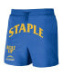 Men's NFL X Staple Blue Los Angeles Chargers New Age Throwback Vintage-Like Wash Fleece Short