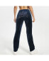 Solid Rib Waist Velour Pant W/ Crown Hotfix