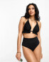 ASOS DESIGN Maya mix and match high waist bikini bottom in black - BLACK