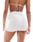 Hollister eyelet sarong in white