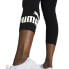 Puma Essentials 34 Logo Leggings Womens Black Athletic Casual 58682801