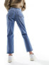 New Look straight leg jean in mid blue wash