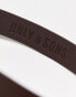 ONLY & SONS leather belt in brown