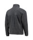 Men's Dallas Mavericks Heathered Charcoal Flanker Full-Zip Jacket