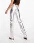 ASOS DESIGN Tall 90's straight jean in silver