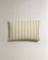 Stripe print pillowcase