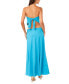 Women's Scarf Strapless Top