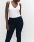 Women's Crop Skinny Trousers