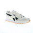 Reebok Classic Harman Run Mens Beige Leather Lifestyle Sneakers Shoes