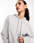 ASOS DESIGN super soft oversized hoodie in grey marl