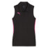 Puma Individual Padel Collared Sleeveless Polo Shirt Womens Black Casual 6592332