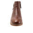 Softwalk Roselle S2256-200 Womens Brown Narrow Leather Ankle & Booties Boots