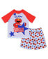 Toddler Boys Elmo All Star Cuddle Monster Sleep Pajama Set Short