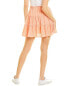 Daisy Lane Gingham Mini Skirt Women's Orange L