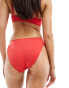 Cotton On full bikini bottoms in lobster red