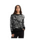 Women's Long Sleeve Jacquard Top