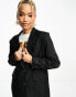 Noisy May longline blazer in black