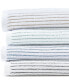 Cotton Textured Stripe 2-Piece Washcloth Set